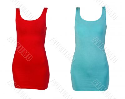 Collage two female shirt