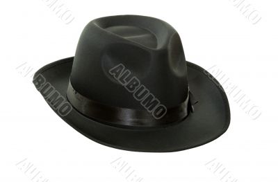 Men`s black felt hat