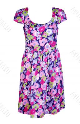 colored woman`s dress