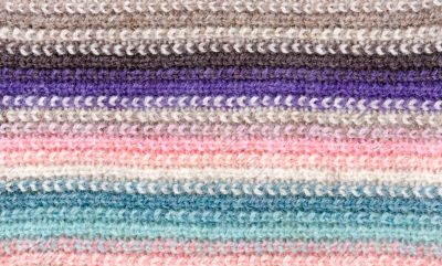 knitted striped colored background