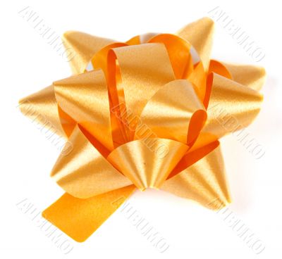 Yellow gift bow