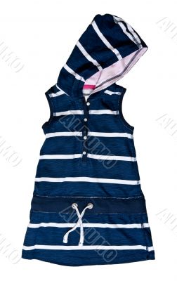 striped sweater with a hood