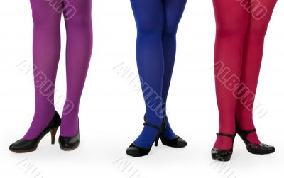 female legs in pantyhose