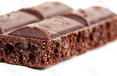 porous dark chocolate