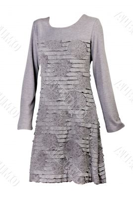 gray female dress