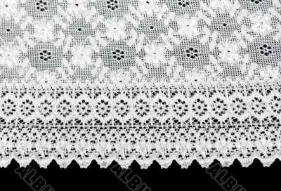 White lace with