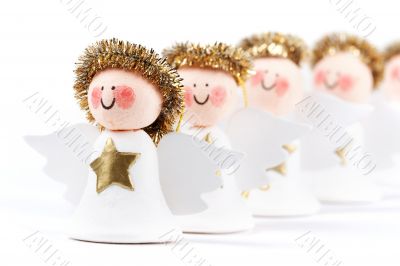 Decorative angel from a set scrapbooking