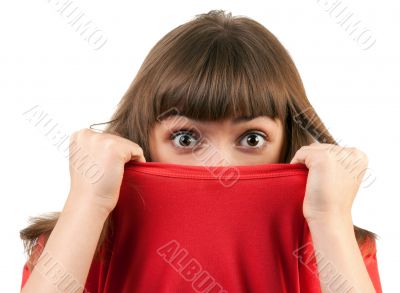 portrait of the brunette