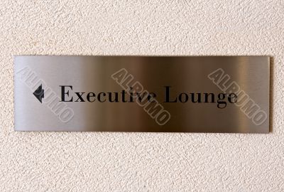 signs executive lounge