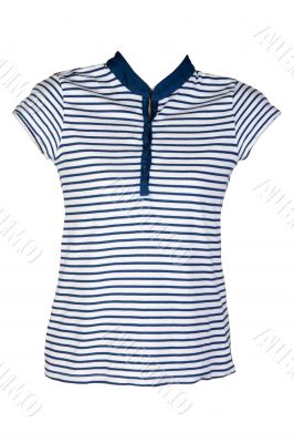 Women`s casual wear blue stripes