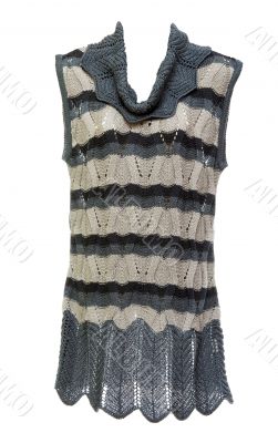 Knitted woman`s dress