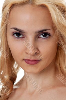 portrait of a beautiful blonde