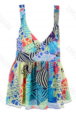 colored female sundress