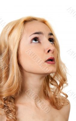 portrait of a beautiful blonde