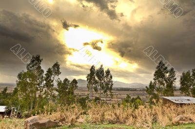 Ethiopian rural landscape