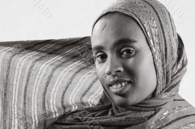 Portrait of young Ethiopian woman