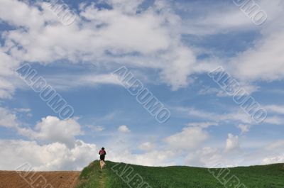 Female hiker