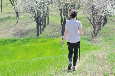 Female hiker