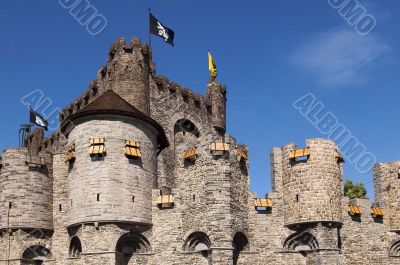 castle Gravenshteyn in Gent