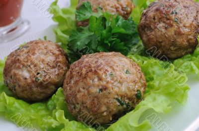 Meatballs with herbs