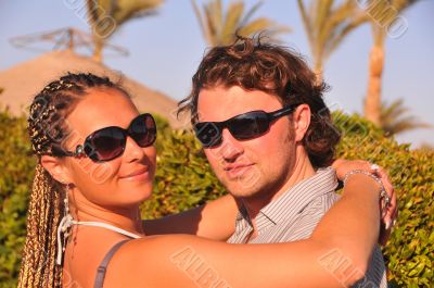 Smiling couple 