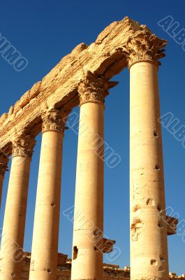 Relics of Palmyra in Syria