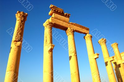 Relics of Palmyra in Syria