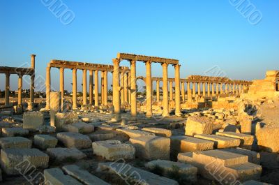 Relics of Palmyra in Syria