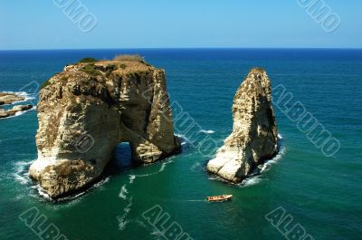 Pigeon Rocks,Beirut Lebanon