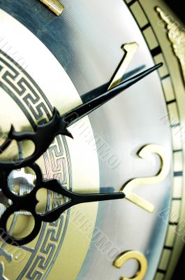 Clock hands, shallow DOF