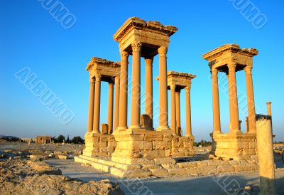 Relics of Palmyra in Syria