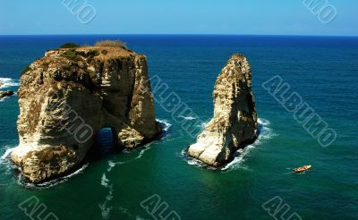Pigeon Rocks,Beirut Lebanon