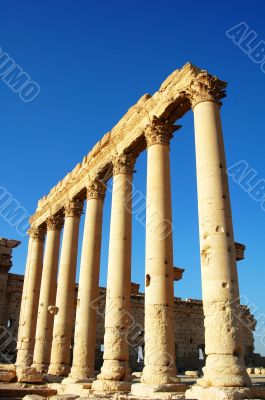 Relics of Palmyra in Syria