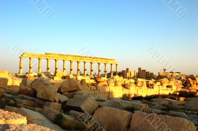 Relics of Palmyra in Syria