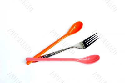 Spoons and fork