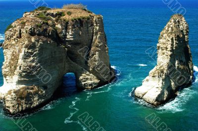 Pigeon Rocks,Beirut Lebanon