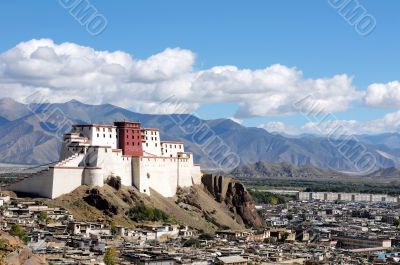 Ancient Tibetan castle