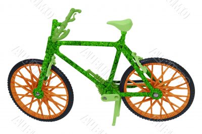 Going Green with a Wood and Grass Bicycle
