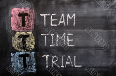 Acronym of TTT for Team, Time, Trial