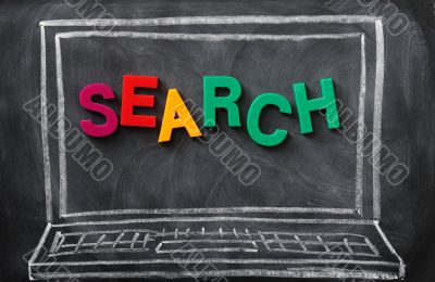 Search on a blackboard