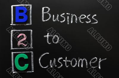 Acronym of B2C - Business to Customer