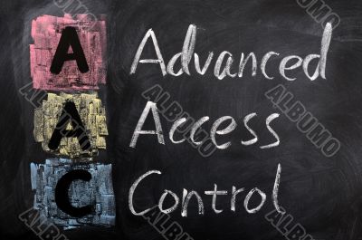 Acronym of AAC for Advanced Access Control