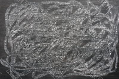 Dirty blackboard 