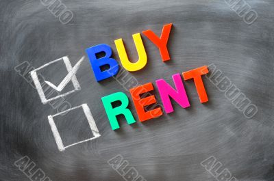 Buy and rent check boxes