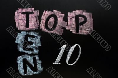 Crossword of Top Ten