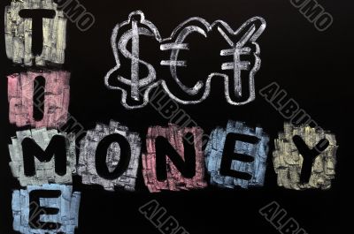 Crossword of `Time is money`