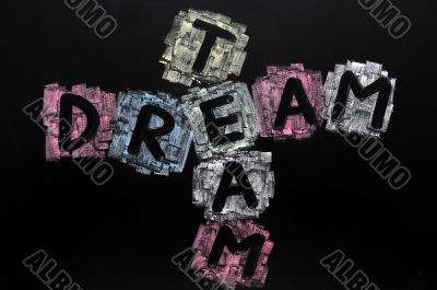 Crossword of dream and team