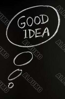 Good idea concept