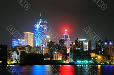 Night scenes of Macau