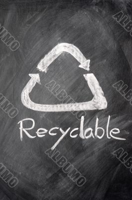 Recyclable sign